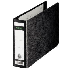 LEITZ Classeur en carton solide, 180 degrés, A5 paysage, 56