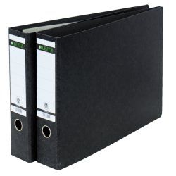 Leitz Cardboard binder ring binder A3 Black