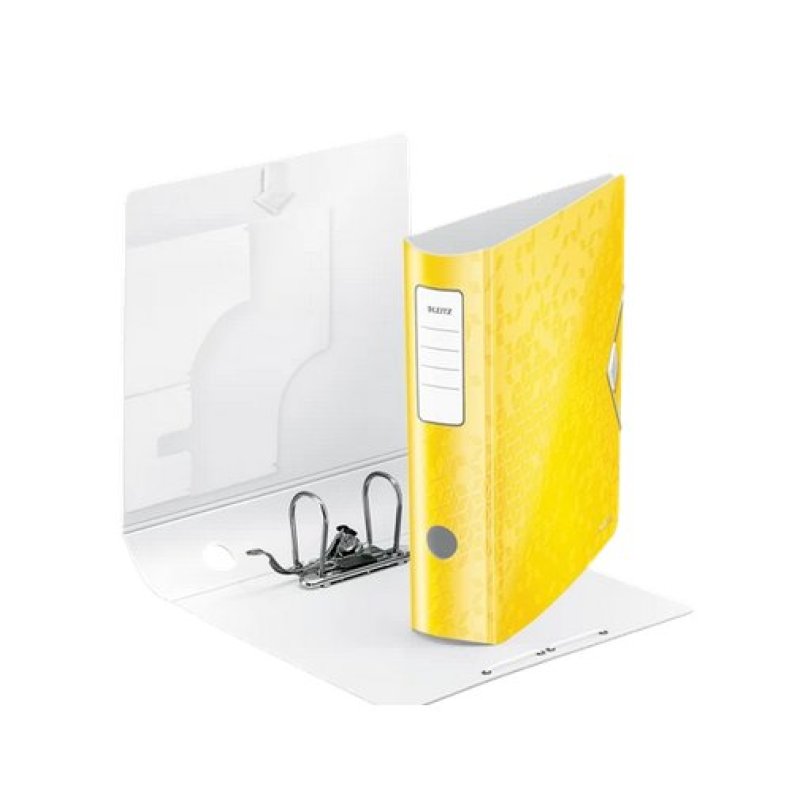 LEITZ Classeur Active WOW, 180 degrés, 80 mm, jaune
