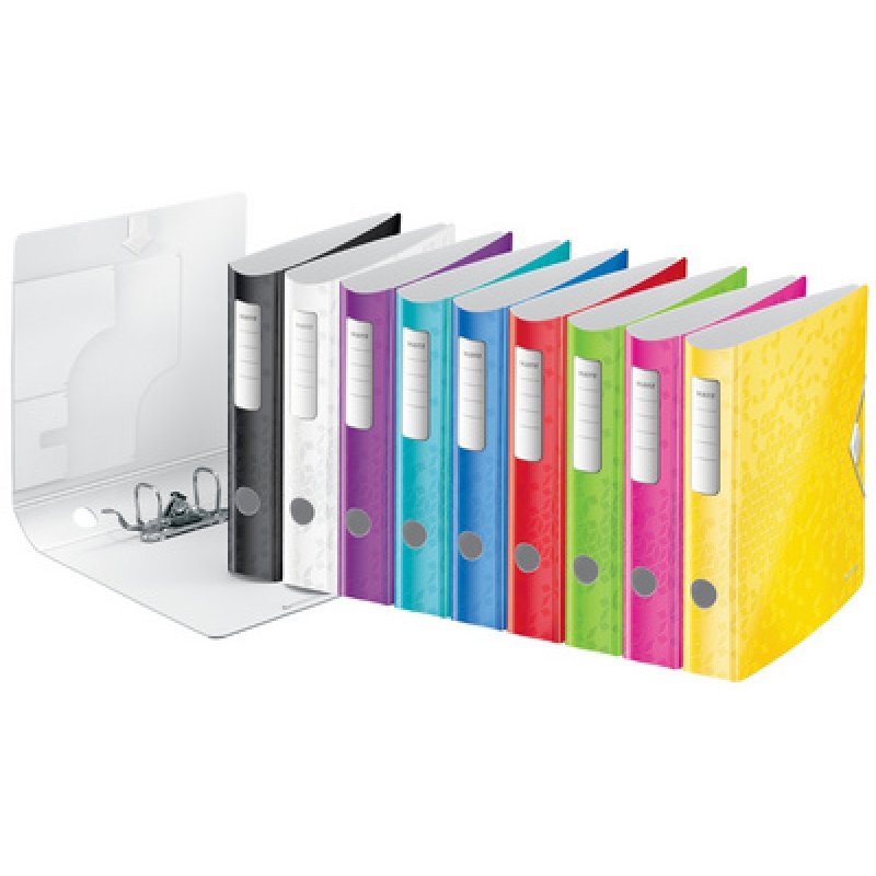 LEITZ Classeur Active WOW, 180 degrés, 80 mm, noir