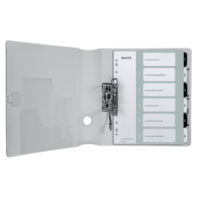 Leitz WOW divider Polypropylene (PP) Black, White