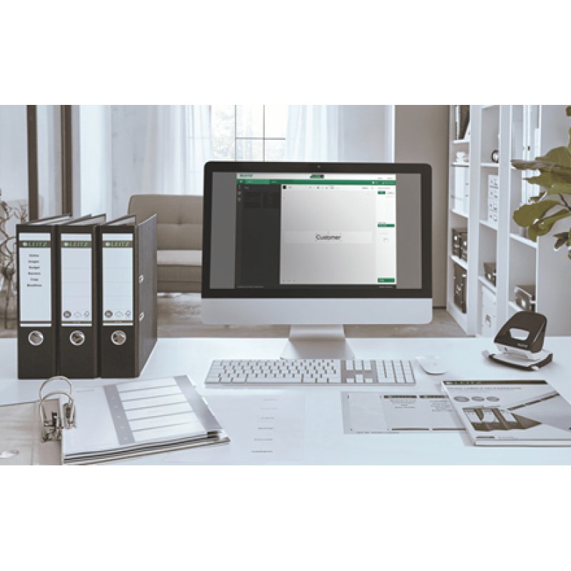 LEITZ Intercalaires en plastique WOW, numéroté, 1-6