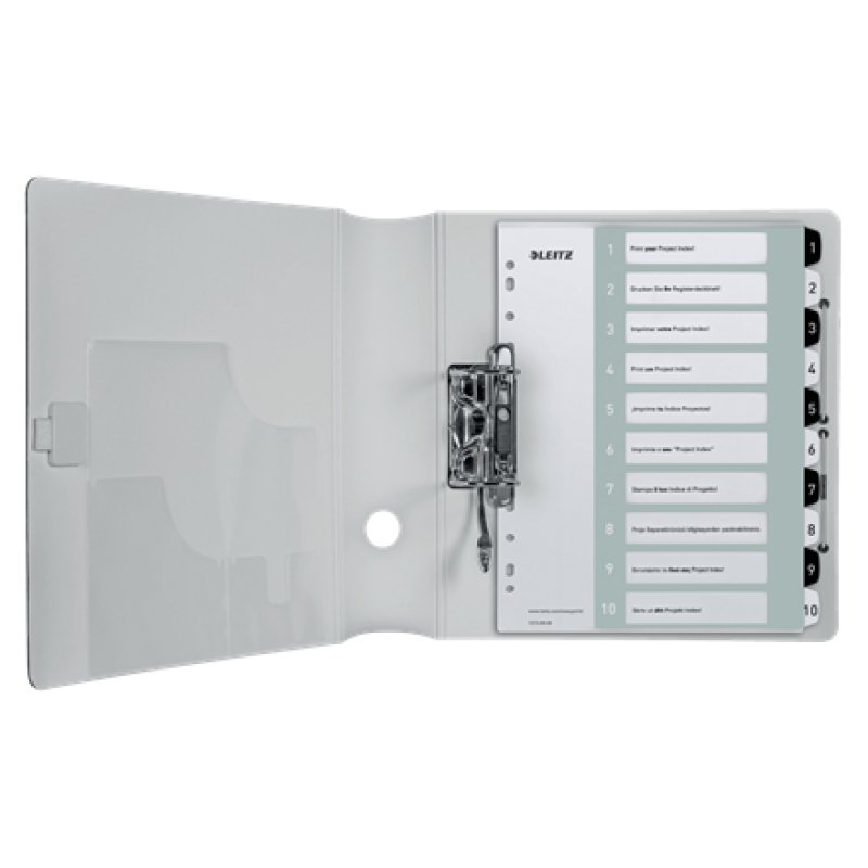 Leitz WOW divider Polypropylene (PP) Black, White