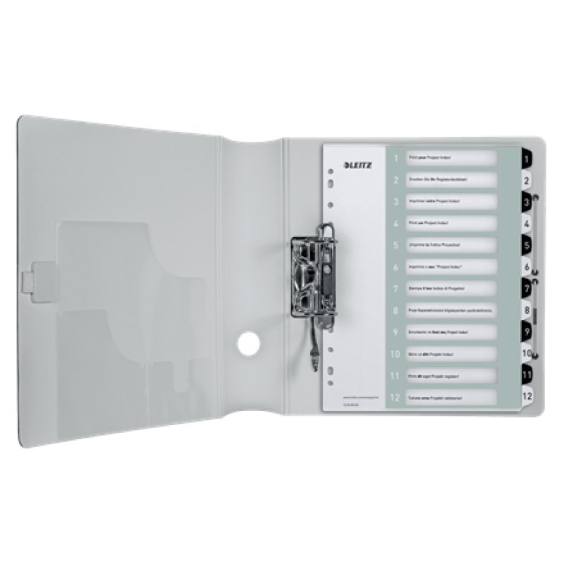 Leitz WOW divider Polypropylene (PP) Black, White