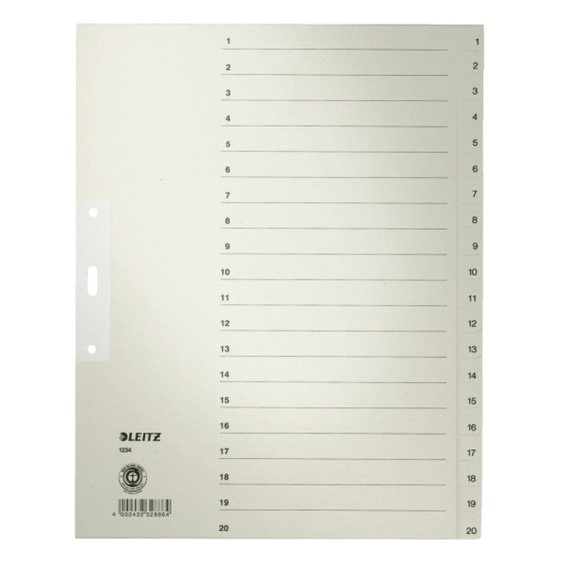 Leitz Register Blanc