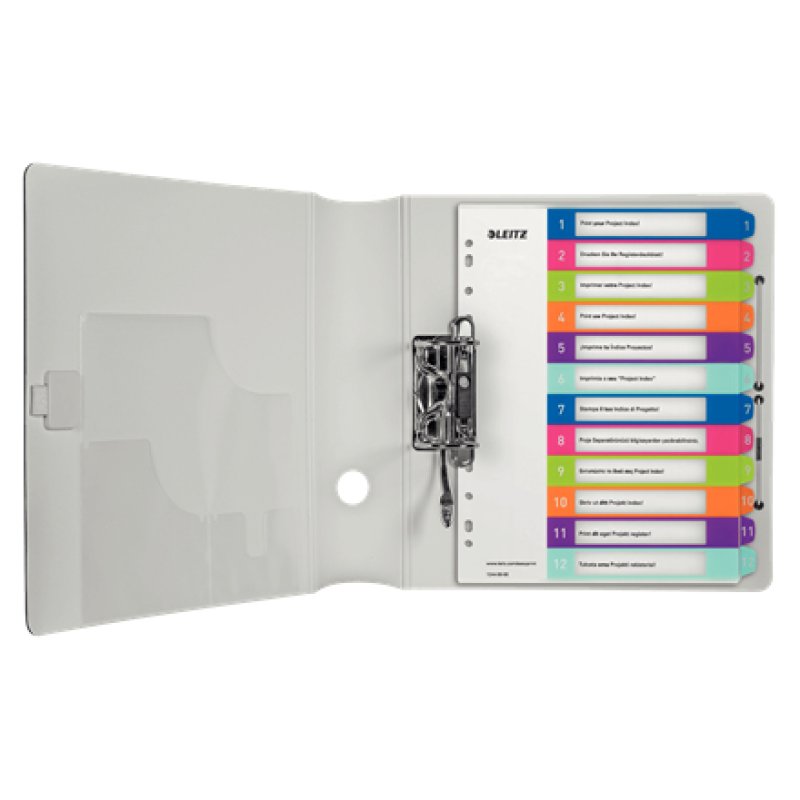 Esselte 1244-00-00 Numeric tab index Polypropylene (PP) Multicolour