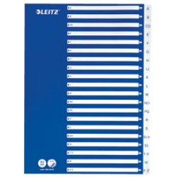 LEITZ Intercalaires en plastique, A-Z, A4, 21 touches, PP