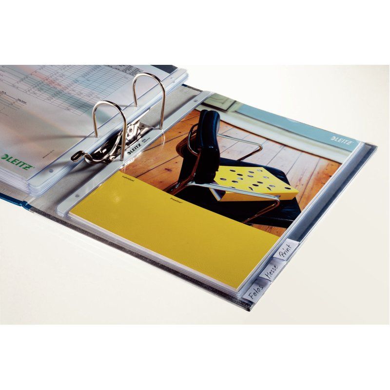 Leitz 12700000 tab index Blank tab index Cardboard, Plastic Grey