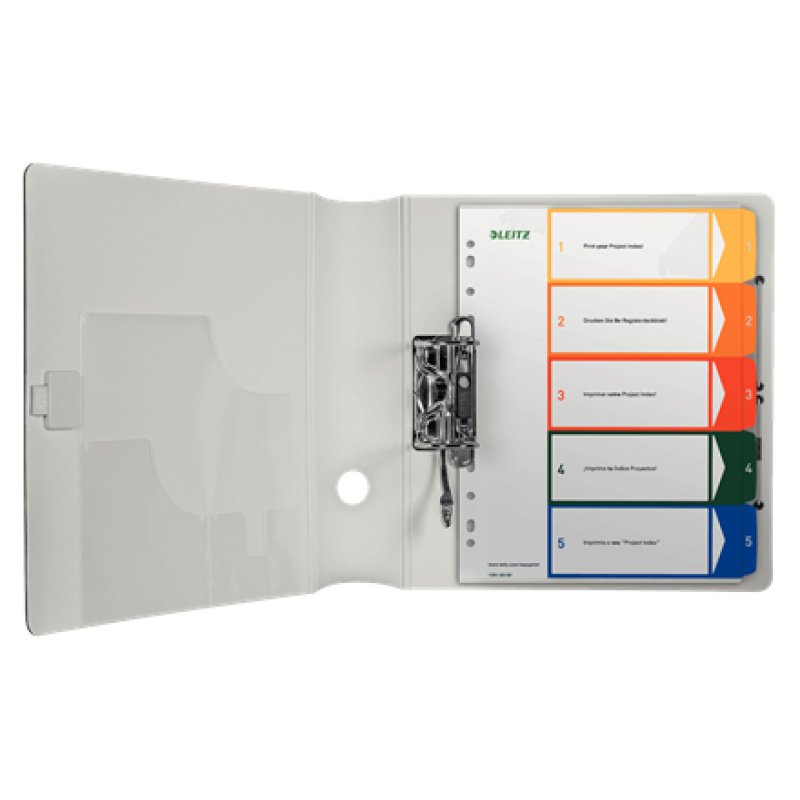 Esselte 12910000 intercalaire de classement Onglet avec index numérique Polypropylène (PP) Multicolore