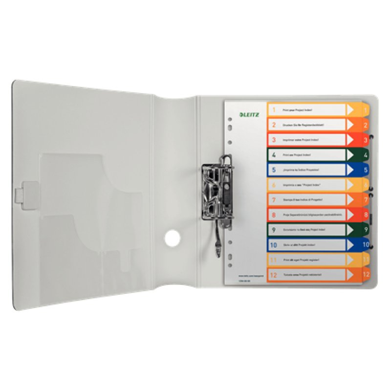 Esselte 12940000 tab index Numeric tab index Polypropylene (PP) Multicolour