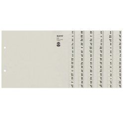 Leitz 13240085 tab index Alphabetic tab index Paper Grey