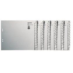 Leitz 13500085 intercalaire Papier Gris