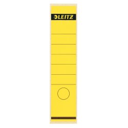 LEITZ Etiquette pour dos de classeur, 61 x 285 mm, jaune