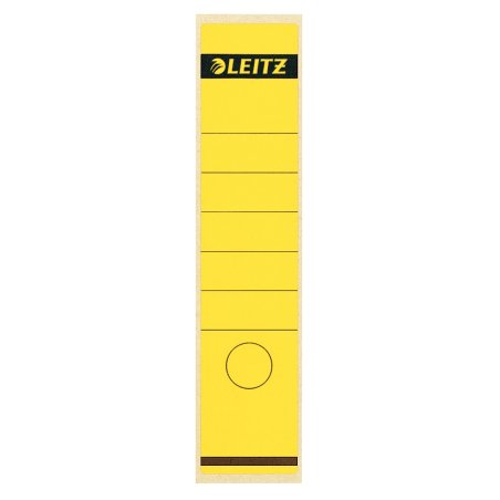 LEITZ Etiquette pour dos de classeur, 61 x 285 mm, jaune