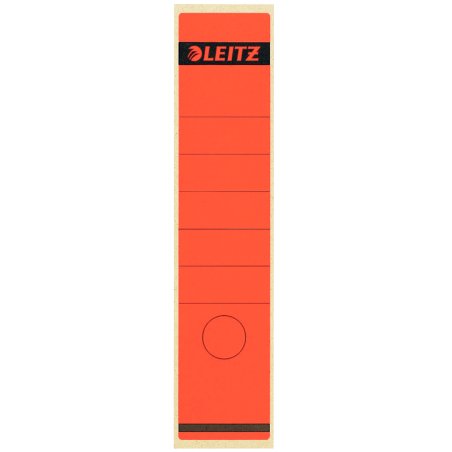 LEITZ Etiquette pour dos de classeur, 61 x 285 mm, rouge