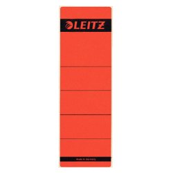 LEITZ Etiquette pour dos de classeur, 61 x 192 mm, rouge