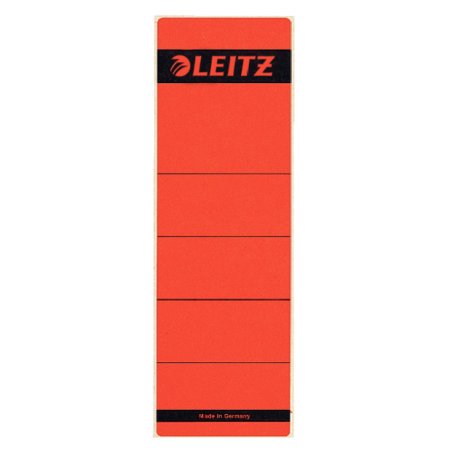 LEITZ Etiquette pour dos de classeur, 61 x 192 mm, rouge