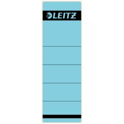 LEITZ Etiquette pour dos de classeur, 61 x 192 mm, bleu