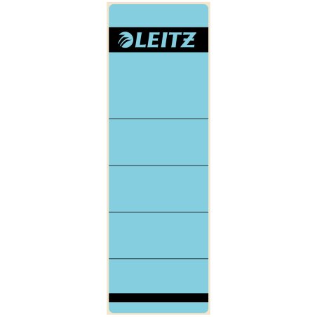 LEITZ Etiquette pour dos de classeur, 61 x 192 mm, bleu