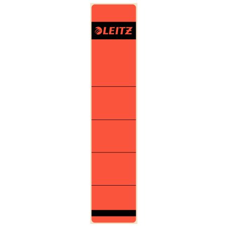 LEITZ Etiquette pour dos de classeur, 39 x 192 mm, rouge