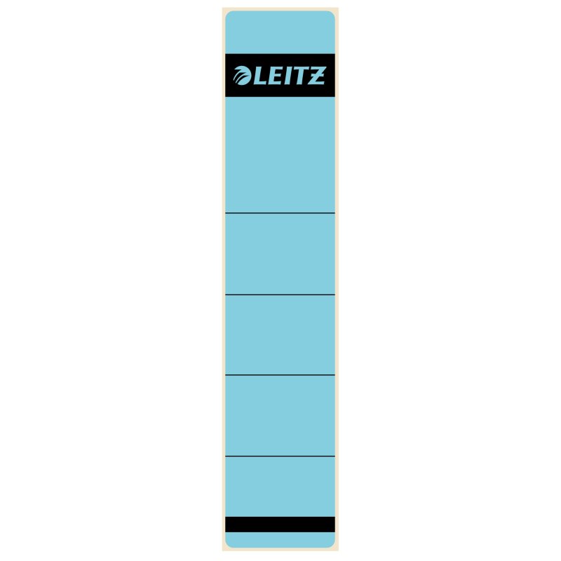 LEITZ Etiquette pour dos de classeur, 39 x 192 mm, bleu