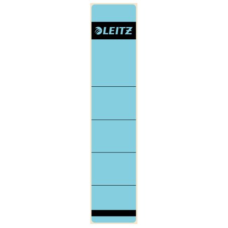 LEITZ Etiquette pour dos de classeur, 39 x 192 mm, bleu