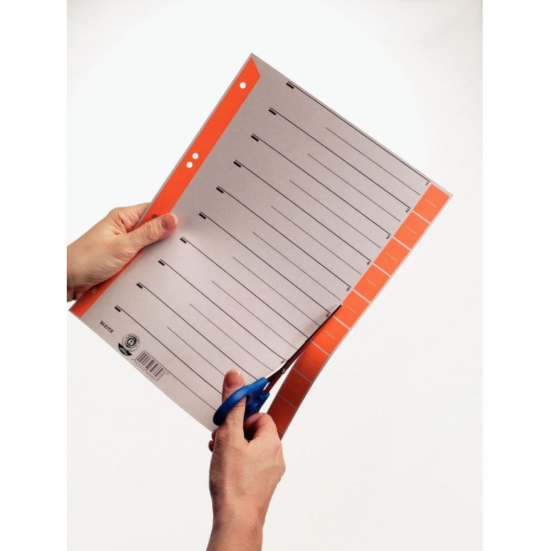 Leitz 16520055 tab index Numeric tab index Cardboard Green, Grey