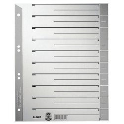 LEITZ Intercalaires, format A4 extra large, en carton solide