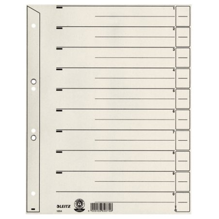 Leitz 16540085 index card Grey