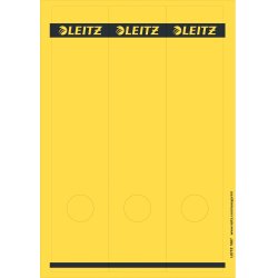 LEITZ Etiquette pour dos de classeur, 61 x 285 mm, jaune