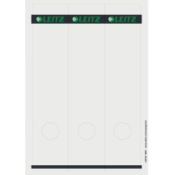 LEITZ Etiquette pour dos de classeur, 61 x 285 mm, gris