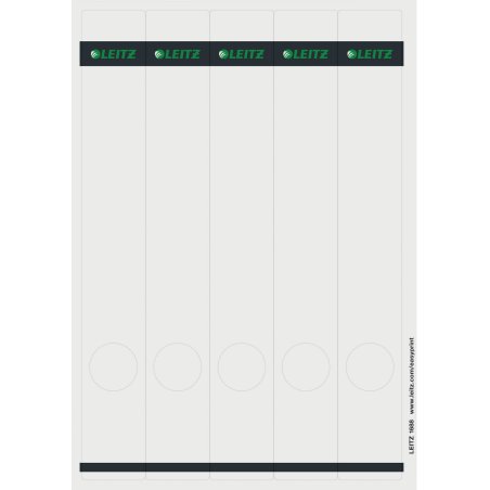 Leitz PC printable Spine Labels for standard lever arch files