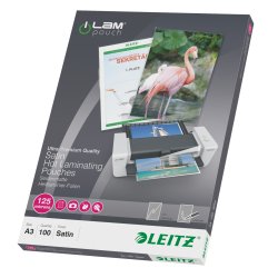 LEITZ Pochette de plastification, A3, mat, 250 microns