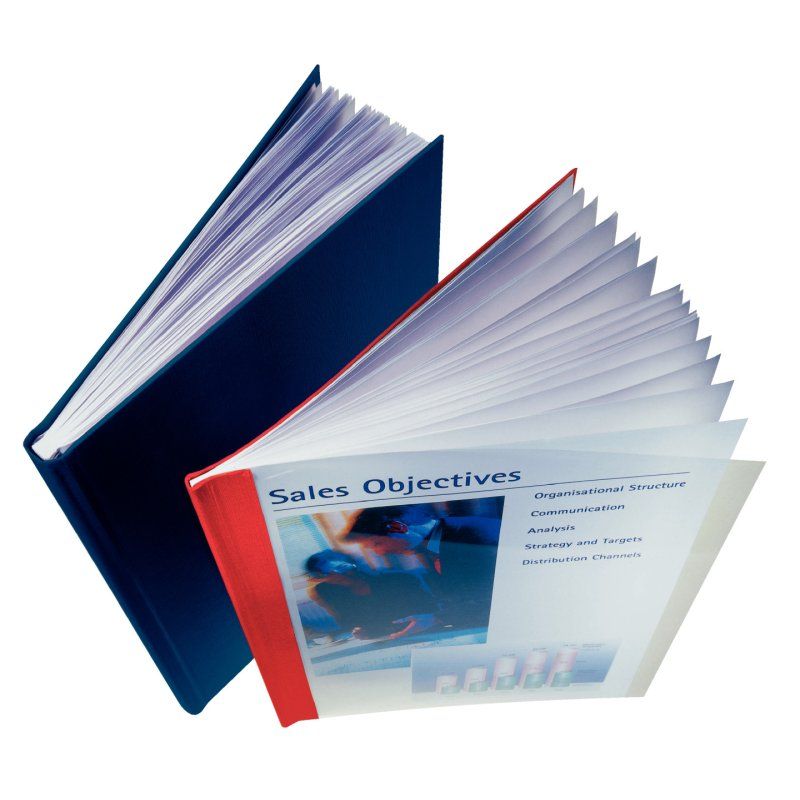 Leitz 177115 binding cover A4 Cardboard Transparent, White 25 pc(s)