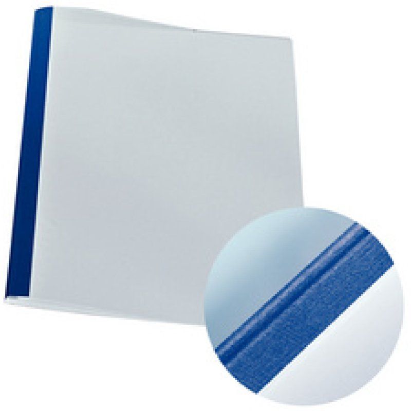 LEITZ chemise à reliure thermique aspect lin, format A4,