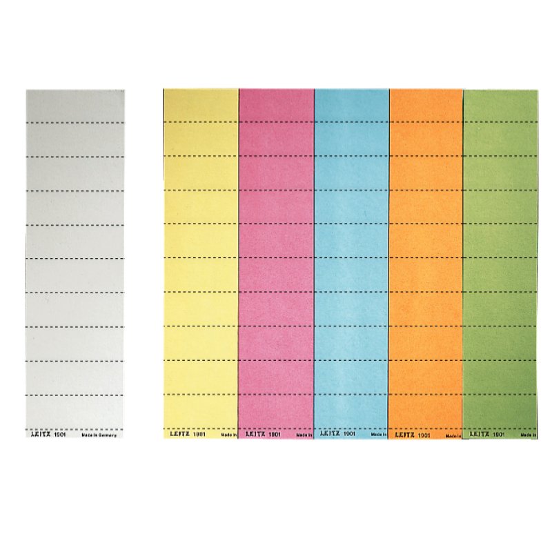 LEITZ Blanko-Beschriftungsschildchen, (B)60 x (H)21 mm, gelb