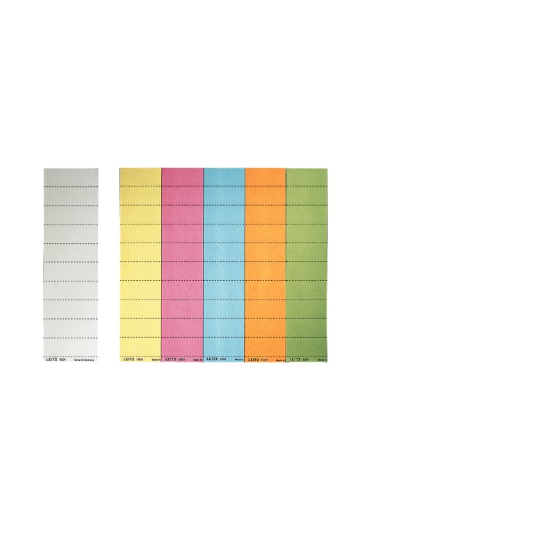 LEITZ Blanko-Beschriftungsschildchen, (B)60 x (H)21 mm, blau