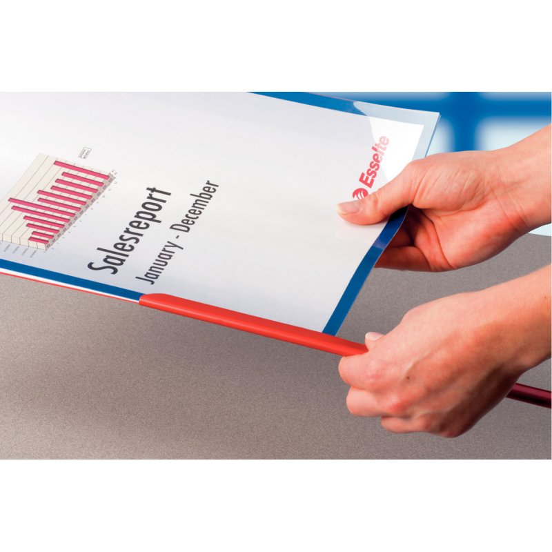 LEITZ Peigne à relier, A4, hauteur remplissage: 3 mm, bleu