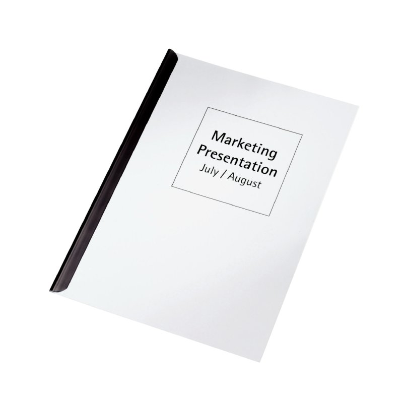 LEITZ Peigne à relier, A4, hauteur remplissage: 9 mm, noir