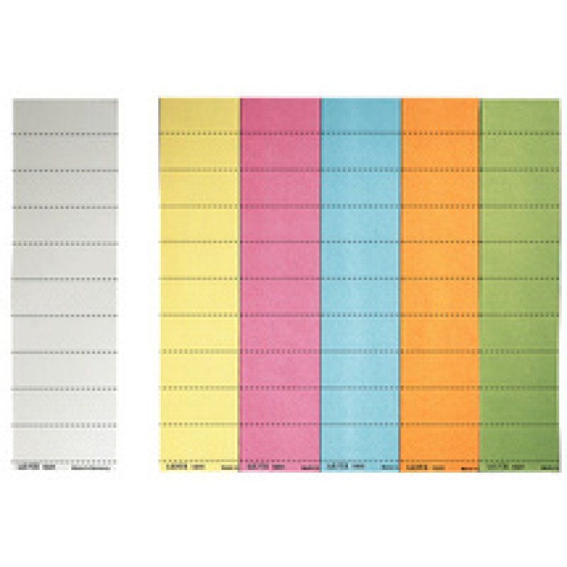 LEITZ Blanko-Beschriftungsschildchen, (B)50 x (H)15 mm, weiß