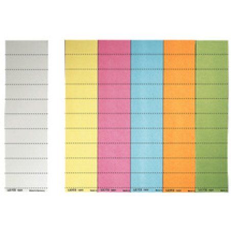 LEITZ Blanko-Beschriftungsschildchen, (B)50 x (H)15 mm, weiß