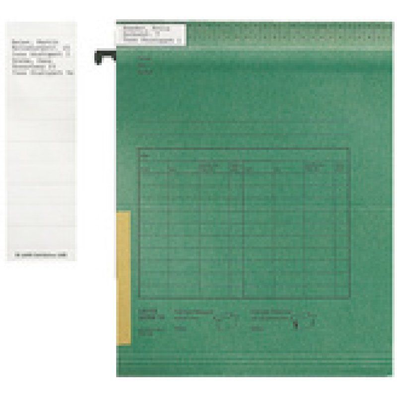 LEITZ Blanko-Beschriftungsschildchen, (B)50 x (H)15 mm, weiß