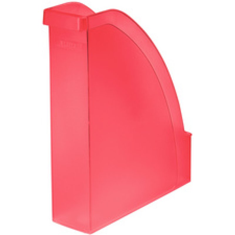 LEITZ Porte-revue Plus, A4, polystyrène, rouge translucide