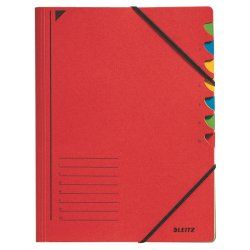 Leitz 39070025 intercalaire de classement Rouge