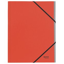 LEITZ Chemise trieur Recycle, A4, carton, rouge