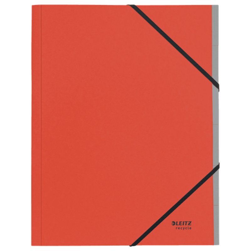 LEITZ Chemise trieur Recycle, A4, carton, rouge