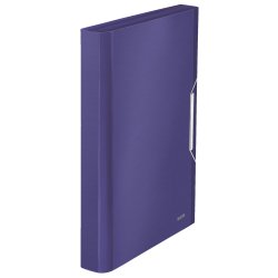 LEITZ Trieur ménager Style, A4, PP, 6 compartiments, bleu