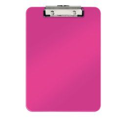 LEITZ Porte-bloc WOW, A4, en polystyrène, rose vif