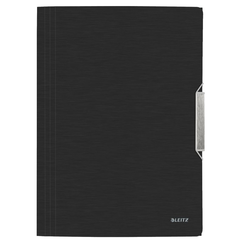 Leitz Style 3-Flap Polypropylene (PP) Black A4