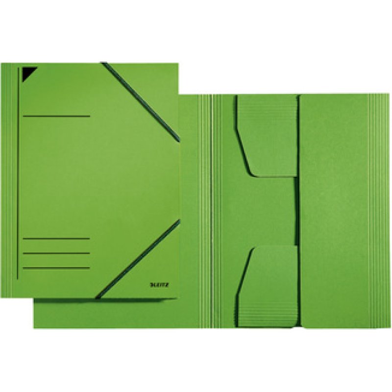 LEITZ Chemise à élastique, format A4, carton, 320 g/m2